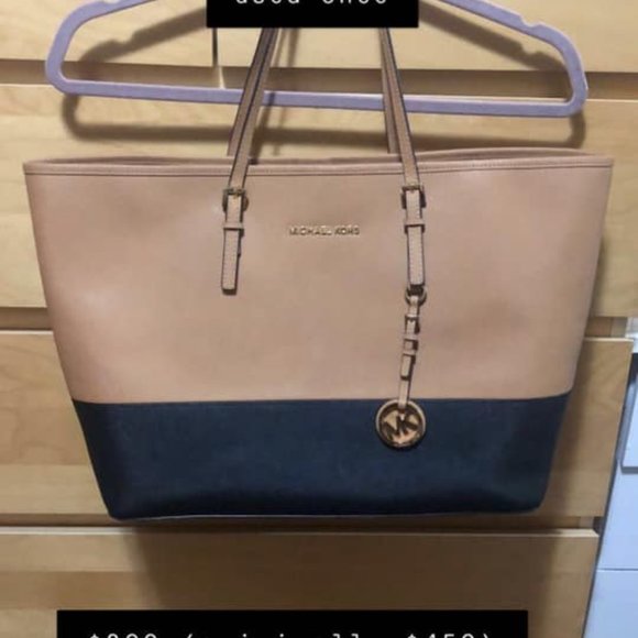 Michael Kors two toned tote bag - Picture 1 of 2